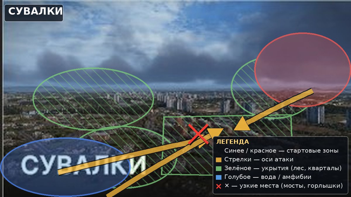 Тактическая карта: Сувалки